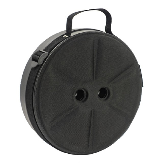 POWERTECH πτυσσόμενο καρεκλάκι HUH-0235 με μαξιλάρι, αντοχή έως 250kg, 25.5x45cm, μαύρο