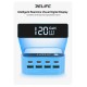 RELIFE σταθμός φόρτισης Q2, 4x USB-C & 4x USB, 120W, GaN, μπλε RELIFE σταθμός φόρτισης Q2, 4x USB-C & 4x USB, 120W, GaN, μπλε