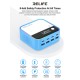 RELIFE σταθμός φόρτισης Q2, 4x USB-C & 4x USB, 120W, GaN, μπλε RELIFE σταθμός φόρτισης Q2, 4x USB-C & 4x USB, 120W, GaN, μπλε