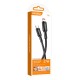 KAKUSIGA καλώδιο Lightning σε USB-C KSC-984, σιλικόνης, 27W, 480Mbps, 1m, μαύρο