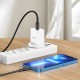KAKUSIGA καλώδιο Lightning σε USB-C KSC-984, σιλικόνης, 27W, 480Mbps, 1m, λευκό