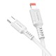 KAKUSIGA καλώδιο Lightning σε USB-C KSC-984, σιλικόνης, 27W, 480Mbps, 1m, λευκό