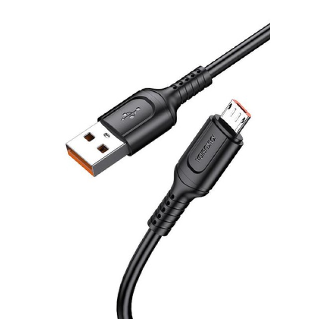 KAKUSIGA καλώδιο micro USB σε USB KSC-805, 12W, 480Mbps, 1m, μαύρο