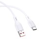 KAKUSIGA καλώδιο USB-C σε USB KSC-953, σιλικόνης, 15W, 480Mbps, 1m, λευκό