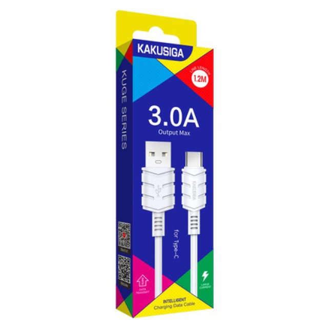 KAKUSIGA καλώδιο USB-C σε USB KSC-710, 15W, 480Mbps, 1.2m, λευκό