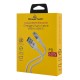 POWERTECH καλώδιο USB-C σε USB PTR-0162, σιλικόνης, 60W, 480Mbps, 1m, λευκό