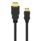 GOOBAY καλώδιο mini HDMI σε HDMI 74083 με Ethernet, 4K/60Hz, 18 Gbps, 2m, μαύρο