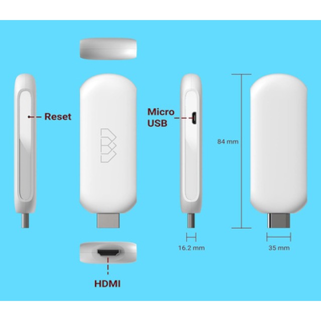 HOMATICS TV Stick HD, 1080p, 1/32GB, WiFi, Google/Netflix πιστοποίηση, Android 11 HOMATICS TV Stick HD, 1080p, 1/32GB, WiFi, Google/Netflix πιστοποίηση, Android 11