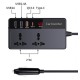 POWERTECH inverter αυτοκινήτου PTL-023, 200W, 12V DC σε 220V AC, με USB-C/3x USB