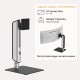 BRATECK βάση γραφείου οθόνης LDT70-T01, 17-49", έως 18kg, heavy duty BRATECK βάση γραφείου οθόνης LDT70-T01, 17-49", έως 18kg, heavy duty