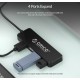 ORICO USB hub FL01, 4x θυρών, USB 2.0, 480Mbps, USB σύνδεση, μαύρο