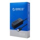 ORICO USB hub W5P-U3, 4x θυρών, USB 3.0, 5Gbps, USB σύνδεση, 1m καλώδιο, μαύρο