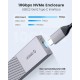 ORICO θήκη για M.2 NVME SSD M206C3-G2, 10Gbps, γκρι ORICO θήκη για M.2 NVME SSD M206C3-G2, 10Gbps, γκρι