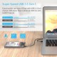 ORICO θήκη για 2.5" SATA HDD/SSD 2139C3, 5Gbps, διάφανη ORICO θήκη για 2.5" SATA HDD/SSD 2139C3, 5Gbps, διάφανη