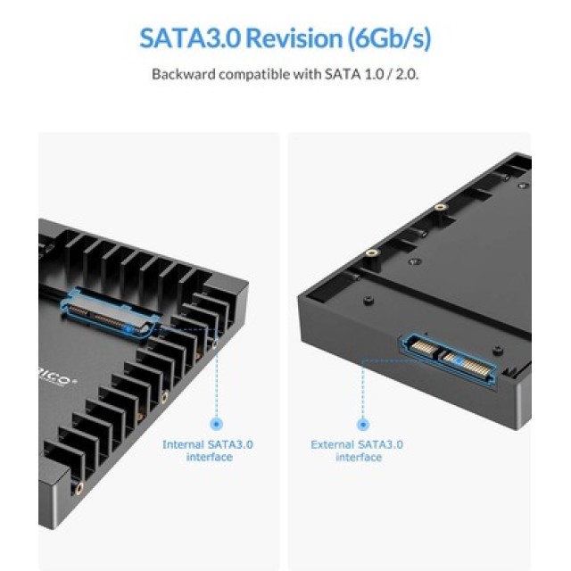 ORICO tray μετατροπής από 3.5" σε 2.5" 1125SS-V1, 6Gbps, μαύρο