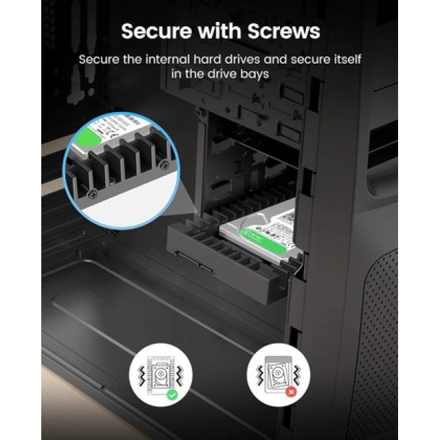 ORICO tray μετατροπής από 3.5" σε 2.5" 1125SS-V1, 6Gbps, μαύρο