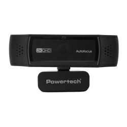 POWERTECH web camera PT-1428, 5MP, 2K QHD, αυτόματη εστίαση, 1.5m, μαύρη