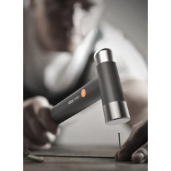 DELI σφυρί μπάλας HT7008C με αντιολισθητική λαβή, 250gr, 245mm, γκρι/πορτοκαλί DELI σφυρί μπάλας HT7008C με αντιολισθητική λαβή, 250gr, 245mm, γκρι/πορτοκαλί