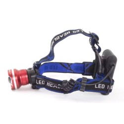 ESPERANZA φακός κεφαλής LED EOT001, 600lm, zoom, μαύρος/κόκκινος