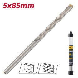 DELI τρυπάνι DH-JGZ050-E1 για τοίχο, 40Cr YG6, 5x85mm