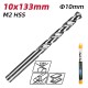 DELI τρυπάνι DL16100G για μέταλλο, M2 HSS, 10x133mm