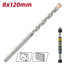 DELI τρυπάνι DH-JGZ080-E1 για τοίχο, 40Cr YG6, 8x120mm