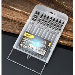 DELI σετ τρυπάνια DH-BWZ004-E1 για τοίχο/μέταλλο/ξύλο, 45# YG6X, 4x80mm, 10τμχ DELI σετ τρυπάνια DH-BWZ004-E1 για τοίχο/μέταλλο/ξύλο, 45# YG6X, 4x80mm, 10τμχ