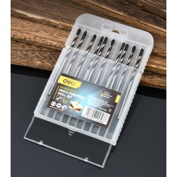 DELI σετ τρυπάνια DH-BWZ003-E1 για τοίχο/μέταλλο/ξύλο, 45# YG6X, 3x80mm, 10τμχ DELI σετ τρυπάνια DH-BWZ003-E1 για τοίχο/μέταλλο/ξύλο, 45# YG6X, 3x80mm, 10τμχ