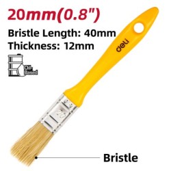 DELI πινέλο βαφής DL509132 με φυσικές τρίχες, πλαστική λαβή, 20mm