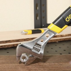 DELI γαλλικό κλειδί DL30108, αντιολισθητική λαβή, ρυθμιζόμενο 0-30mm, 200mm DELI γαλλικό κλειδί DL30108, αντιολισθητική λαβή, ρυθμιζόμενο 0-30mm, 200mm