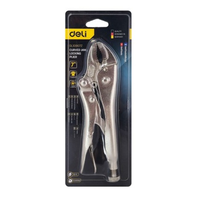 DELI πένσα γκριπ DL109107Z, 180mm DELI πένσα γκριπ DL109107Z, 180mm