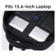 GOLDEN WOLF τσάντα πλάτης GB00711 με θήκη laptop 15.6", 27L, μαύρη GOLDEN WOLF τσάντα πλάτης GB00711 με θήκη laptop 15.6", 27L, μαύρη