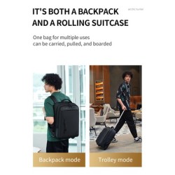 ARCTIC HUNTER τσάντα ταξιδίου LG1500165 με θήκη laptop 15.6", τροχήλατη, 27L, μαύρη ARCTIC HUNTER τσάντα ταξιδίου LG1500165 με θήκη laptop 15.6", τροχήλατη, 27L, μαύρη