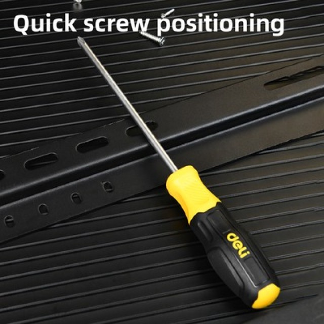 DELI κατσαβίδι σταυρωτό DL636150N με αντιολισθητική λαβή, μαγνητικό, PH2x150mm DELI κατσαβίδι σταυρωτό DL636150N με αντιολισθητική λαβή, μαγνητικό, PH2x150mm