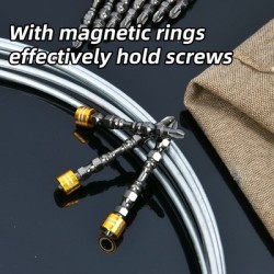 DELI σετ μύτες κατσαβιδιού DL255065 για δραπανοκατσάβιδο, διπλή κεφαλή, PH2x65mm, με μαγνητικό ring, 10τμχ