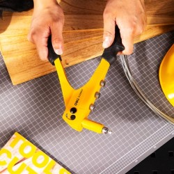 DELI πριτσιναδόρος χειρός DL236910 με αντιολισθητικές λαβές, 260mm