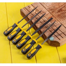 DELI σετ λίμες DL75108 με αντιολισθητική λαβή, μετάλλου, 160mm, 6τμχ DELI σετ λίμες DL75108 με αντιολισθητική λαβή, μετάλλου, 160mm, 6τμχ