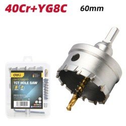 DELI ποτηροπρίονο DH-TCT060-E1 για μέταλλο/inox, 60mm διάμετρος