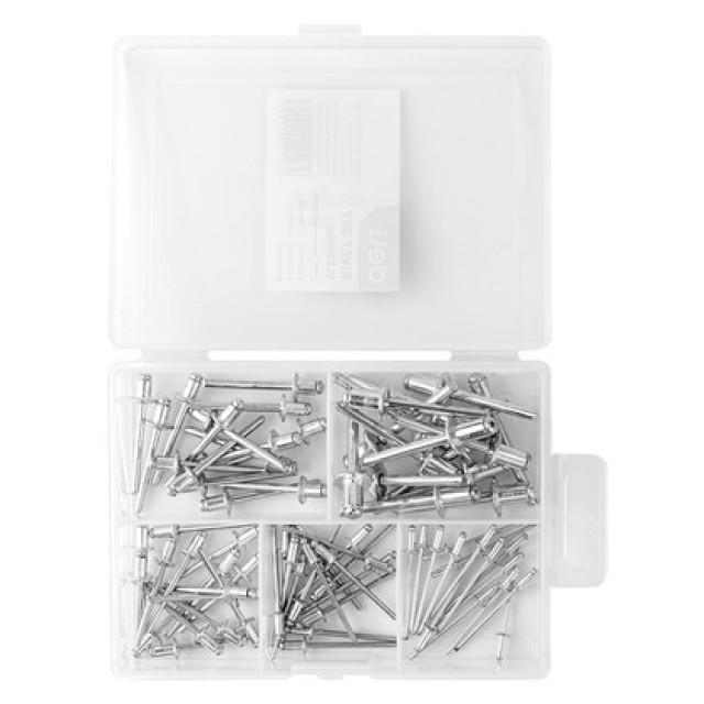 DELI σετ πριτσίνια DL236906, χάλυβας άνθρακα, 2.4-6.4mm, 75τμχ DELI σετ πριτσίνια DL236906, χάλυβας άνθρακα, 2.4-6.4mm, 75τμχ