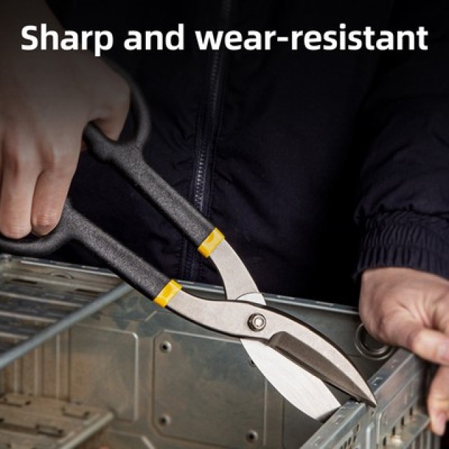 DELI ψαλίδι λαμαρίνας DL25912 με αντιολισθητικές λαβές, 300mm