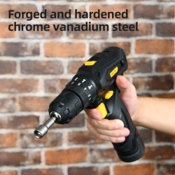 DELI σετ καρυδάκια DL4808T για δραπανοκατσάβιδο, μαγνητικά, 8mm, εξάγωνα, 3τμχ