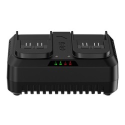 DELI φορτιστής μπαταριών εργαλείων μπαταρίας DE-CD20D4, 2 θέσεων, 20V 4A