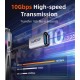 CABLETIME αντάπτορας USB-C σε USB CT-CMAF10-AGL, 10Gbps, γκρι