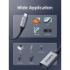 CABLETIME αντάπτορας USB-C σε USB CT-CMAF10-AGL, 10Gbps, γκρι