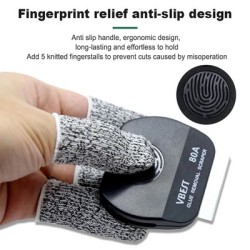 BEST εργαλείο αφαίρεσης κόλλας VBST-80B με 9x λεπίδες & 5x finger sleeves, για επισκευές κινητών