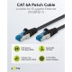 GOOBAY καλώδιο δικτύου 93787, CAT 6A S/FTP, 500MHz, copper, 3m, μαύρο
