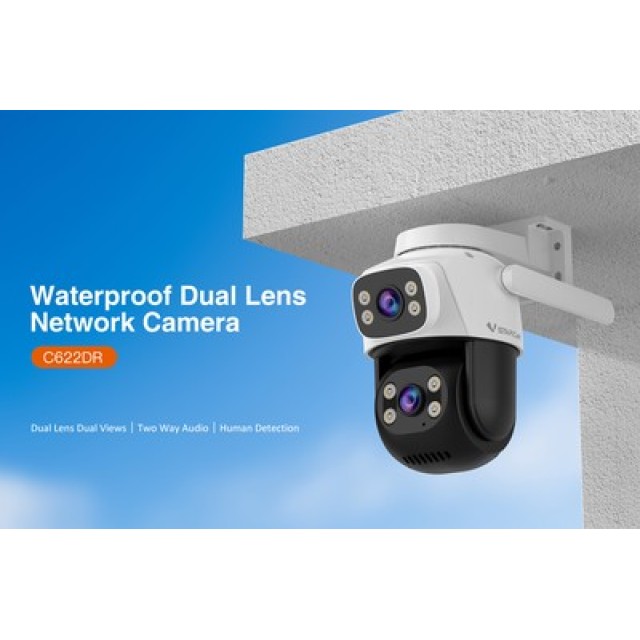 VSTARCAM smart κάμερα C622DR, dual lens, 2MP, WiFi, SD, PTZ, IP66 VSTARCAM smart κάμερα C622DR, dual lens, 2MP, WiFi, SD, PTZ, IP66