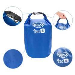 ALCA αδιάβροχος σάκος χειρός 516050, 5L, 39x15x9cm, μπλε ALCA αδιάβροχος σάκος χειρός 516050, 5L, 39x15x9cm, μπλε