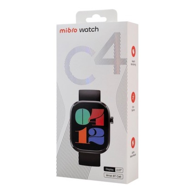 MIBRO smartwatch C4, heart rate, 2.01" TFT, 2 ATM, γκρι MIBRO smartwatch C4, heart rate, 2.01" TFT, 2 ATM, γκρι