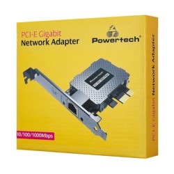 POWERTECH κάρτα επέκτασης δικτύου PCIe σε RJ45 PT-1453, 1000Mbps